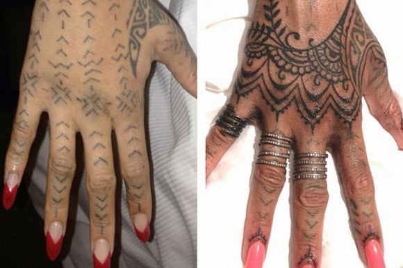 Rihanna-hand-tattoo