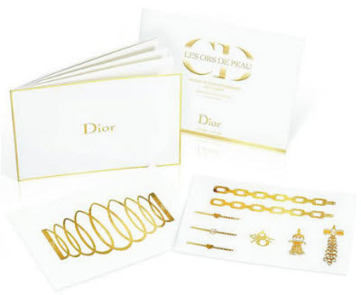 Christian Dior - Grand Ball Golden Tattoos