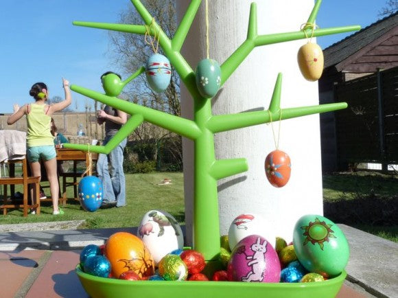 Easter tree with eggs