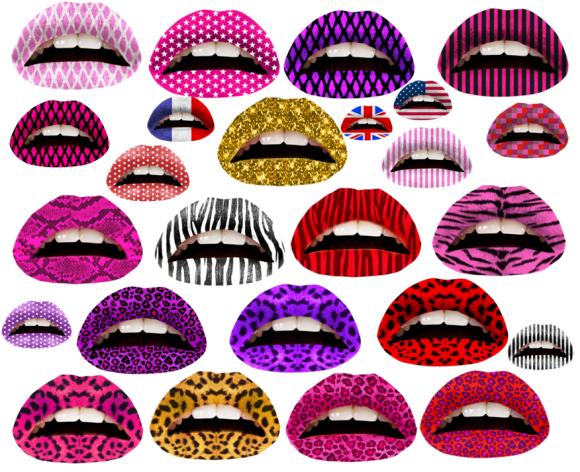 Violent Lips in alle soorten en kleuren