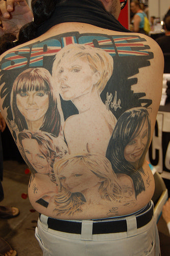Tatouage à l'effigie des Spice Girls