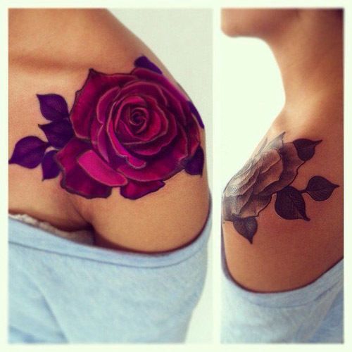 rose tattoo 2 - www.tattooforaweek.com