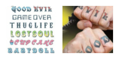 knuckles tattoos - www.tattooforaweek.com