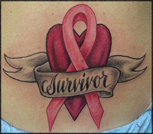 pink robbon tattoo 4 - www.tattooforaweek.com