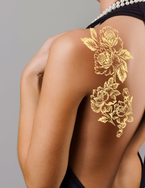 Golden joy tattoo - www.tattooforaweek.com