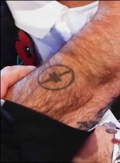 Robbie Williams Take That tattoo