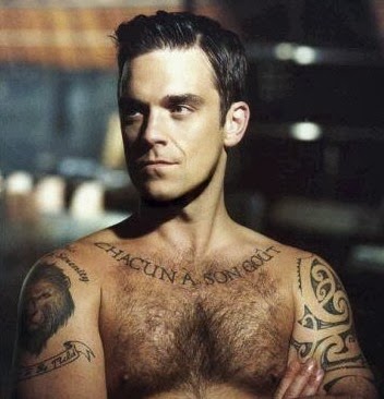Robbie Williams tattoos
