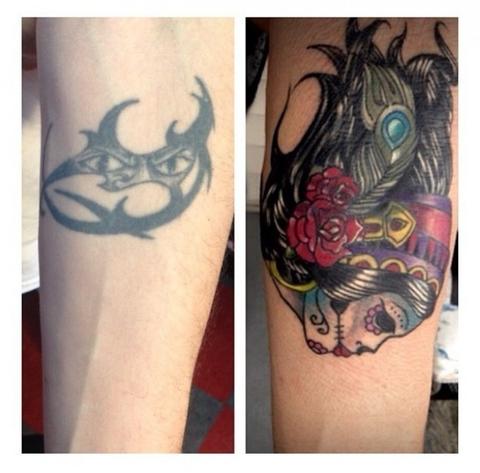 tribal-day-of-the-dead-gypsy-tattoo-cover-up