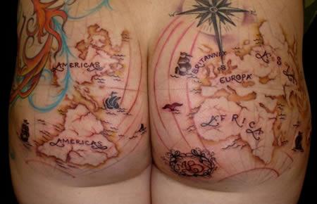 world-map-butt-tattoo