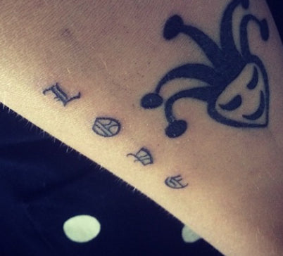 justin bieber love tattoo