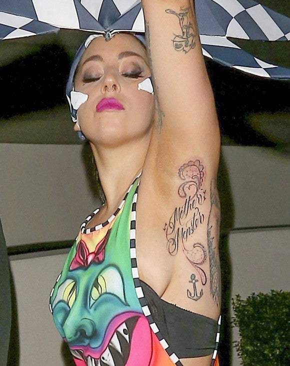 Lady Gaga Mother Monster tattoo