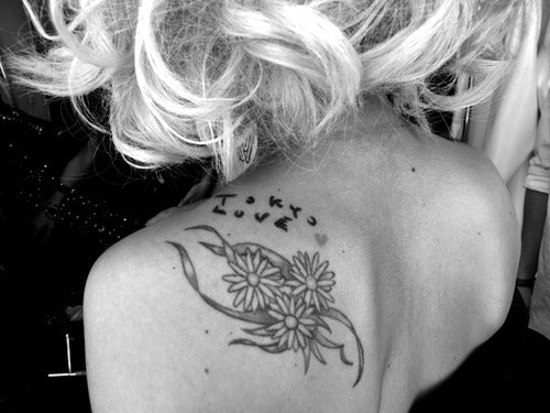 Lady Gaga Tokyo Love Tattoo