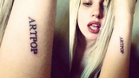 Lady gaga Artpop tattoo