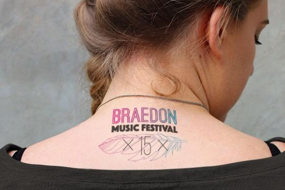 braedon festival temporary tattoo