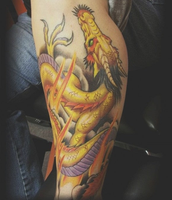 golden-dragon-tattoo
