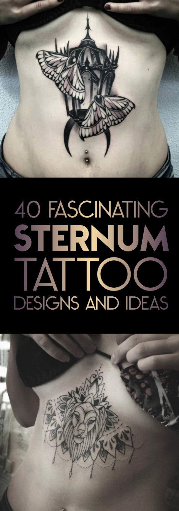 40 Fascinating Sternum Tattoo Designs and Ideas