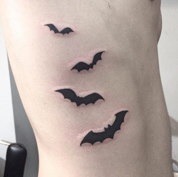 Bat tattoos by CatarinaQ