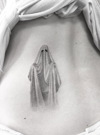 Ghost tattoo by Brian Woo