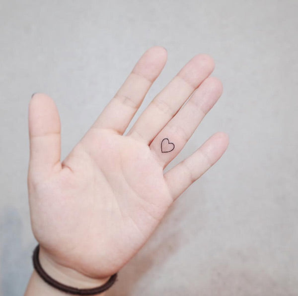 Simple heart tattoo by Witty Button