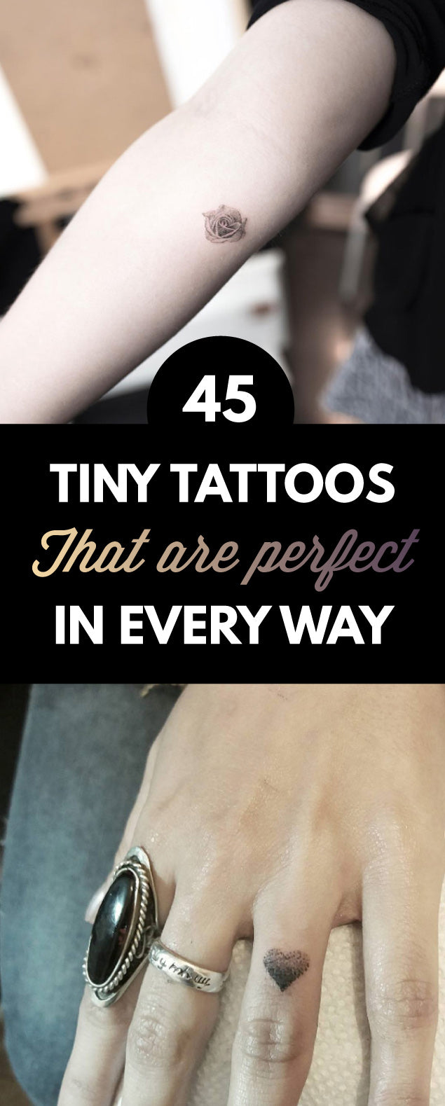 45 Tiny Tattoo Designs