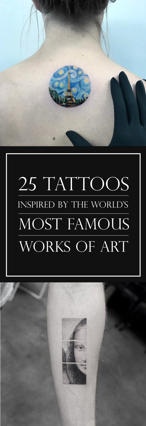25 Tattoos Geïnspireerd Door 's Werelds Grootste Kunstwerken