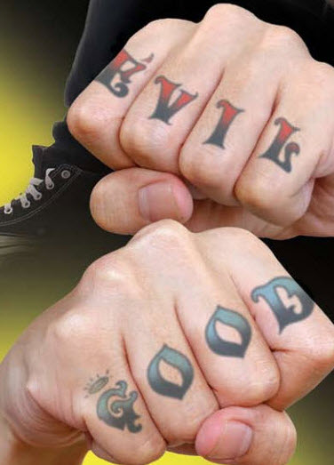 font tattoos on hands