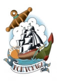 Bon Voyage anchor tattoo